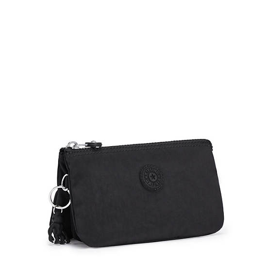 Kipling Creativity Large Fashion Pouch Bags Black Noir | AU 2079NW